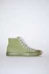 Mens Acne Studios Shoes | High top sneakers Olive Green