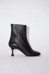 Womens Acne Studios Shoes | Leather ankle boots Black